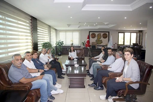 KESK VE BTS&rsquo;DEN BATMAN BELEDİYESİNE ZİYARET