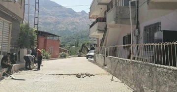 KİLİTLİ PARKE D&Ouml;ŞEME &Ccedil;ALIŞMALARI DEVAM EDİYOR