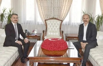 KOMİSYON BAŞKANINDAN VALİ CANALP&rsquo;A ZİYARET