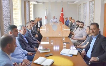 K&Ouml;Y MUHTARLARI İLE TOPLANTI