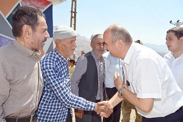 K&Ouml;Y STAT&Uuml;S&Uuml;NE KAVUŞAN K&Ouml;YLERE ZİYARET