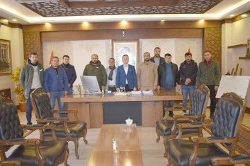 KOZLUK KAYMAKAMI, BESNİ&rsquo;YE GİDEN G&Ouml;N&Uuml;LL&Uuml; EKİBİ AĞIRLADI