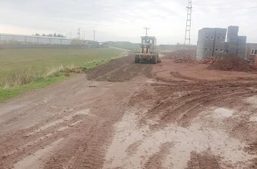 KOZLUK K&Ouml;YLERİNDE YOL &Ccedil;ALIŞMALARI