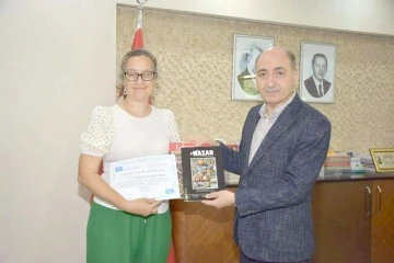 LİTVANYALI EĞİTİMCİLER KURTARAN&rsquo;I ZİYARET ETTİ