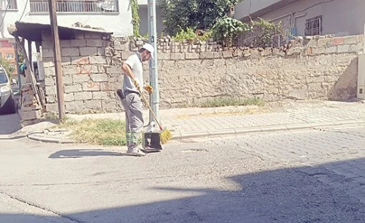 MAHALLELERDE TEMİZLİK MESAİSİ