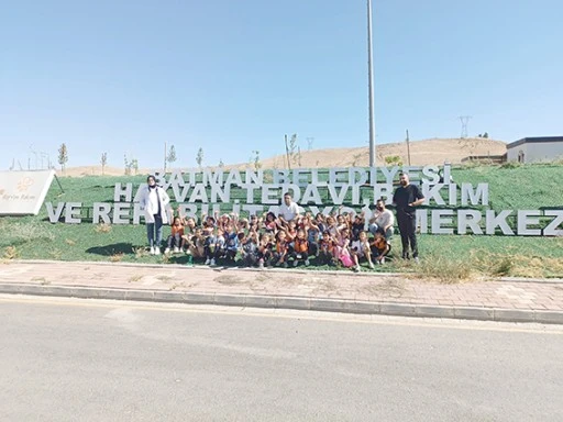 MİNİK KONUKLARDAN CAN DOSTLARA ZİYARET