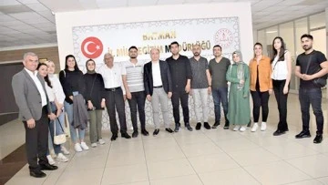 M&Uuml;D&Uuml;R KURTARAN, G&Ouml;REVE BAŞLAYAN PERSONELLE BİR ARAYA GELDİ
