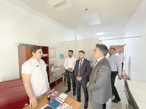 M&Uuml;D&Uuml;R SOLMAZ, KOZLUK&rsquo;TA DENETİMLERDE BULUNDU