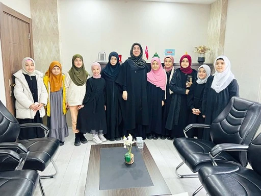 M&Uuml;FT&Uuml; YARDIMCISI &Ouml;ZDEMİR, HAFIZLIK &Ouml;ĞRENCİLERİNİ AĞIRLADI