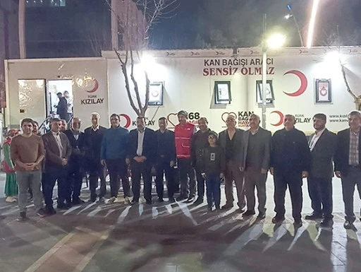 M&Uuml;FT&Uuml;L&Uuml;K PERSONELİ KAN VERDİ