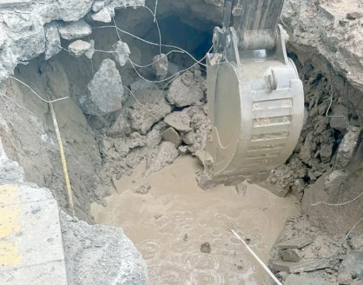 TPAO BULVARI ÇEVRESİNDEKİ SU SIZINTISINA HIZLI MÜDAHALE