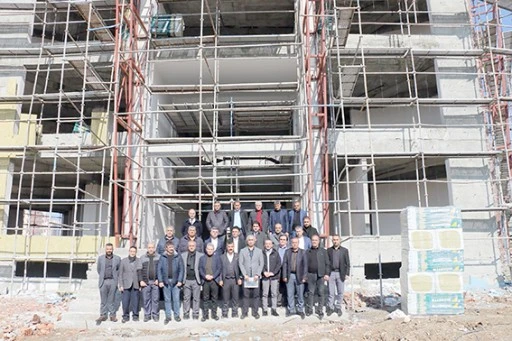 MUHTARLAR SİVİL TOPLUM MERKEZİ İNŞAATINI GEZDİ