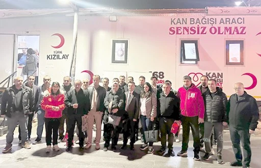 DEFTERDARLIKTAN KIZILAY&rsquo;A ANLAMLI KAN BAĞIŞI