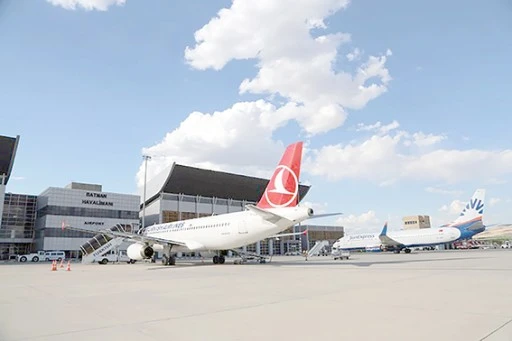 HAVALİMANI 65 BİN YOLCUYA HİZMET VERDİ