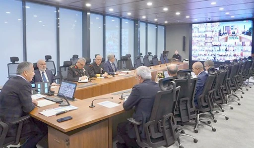 VALİ CANALP, VKS TOPLANTISINA KATILDI