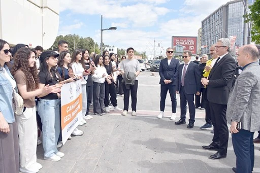 &Ouml;ĞRENCİLER &Ccedil;ANAKKALE GEZİSİNE UĞURLANDI