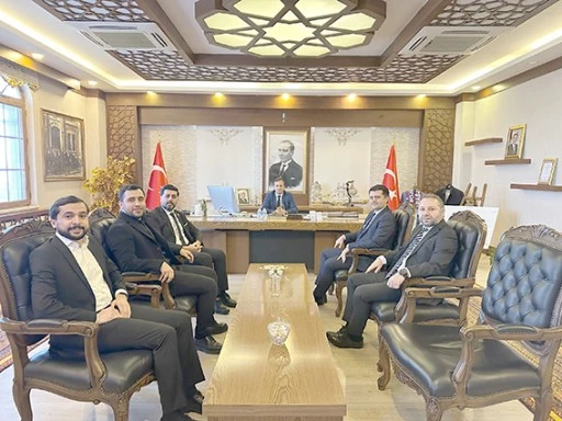 BARO BAŞKANINDAN KAYMAKAM G&Uuml;NG&Ouml;R&rsquo;E ZİYARET