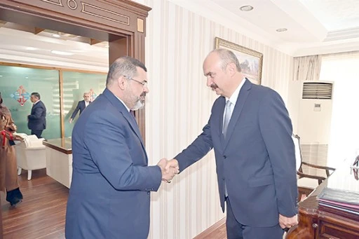 VALİ CANALP&rsquo;A CAMİLER VE DİN G&Ouml;REVLİLERİ HAFTASI ZİYARETİ