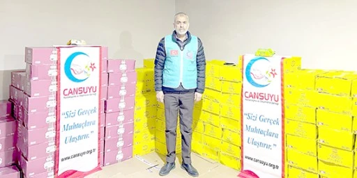 CANSUYU&rsquo;NDAN 250 AİLEYE RAMAZAN YARDIMI