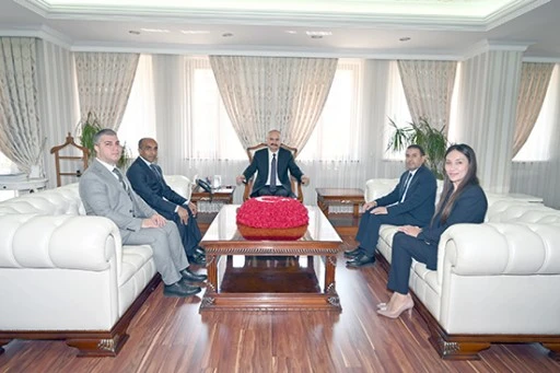 VALİ CANALP&rsquo;A SGK HAFTASI ZİYARETİ