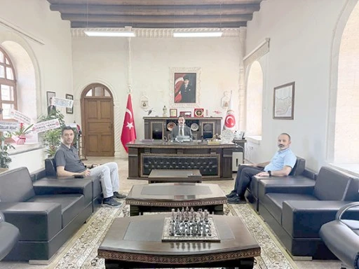 VALİLİK PROJE OFİSİNDEN GERC&Uuml;Ş KAYMAKAMINA ZİYARET