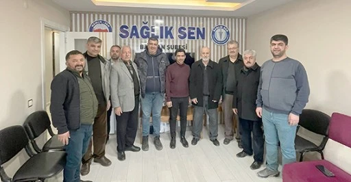 SAADET&rsquo;TEN SAĞLIK-SEN&rsquo;E ZİYARET