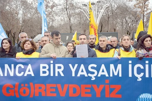 KESK&rsquo;TEN İŞ BIRAKMA EYLEMİ