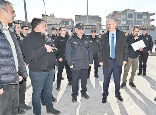 POLİS MERKEZİ İNŞAATI İNCELENDİ