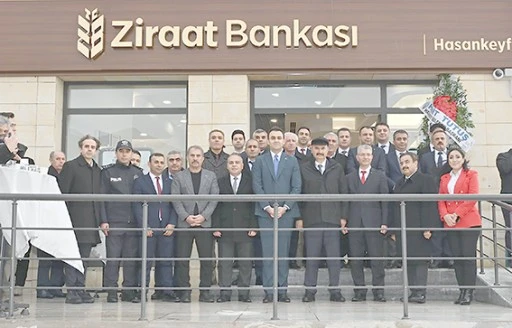 HASANKEYF’TE ZİRAAT BANKASI ŞUBESİ HİZMETE AÇILDI