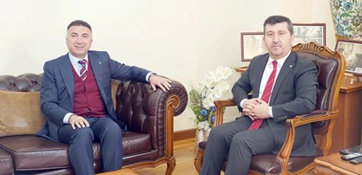 REKT&Ouml;R DEMİR&rsquo;DEN REKT&Ouml;R ARICAN&rsquo;A ZİYARET