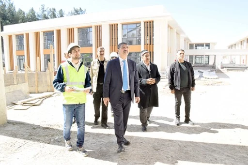 NASIROĞLU, ONKOLOJİ MERKEZİ İNŞAATINI İNCELEDİ