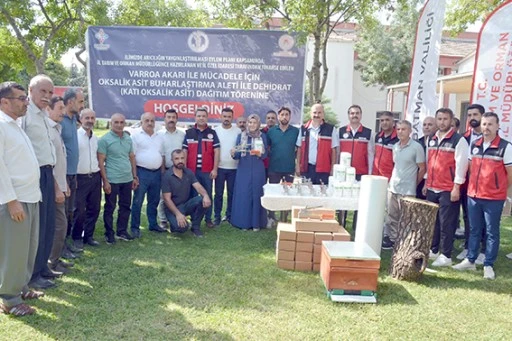 ARICILARA BUHARLAŞTIRMA CİHAZI DESTEĞİ