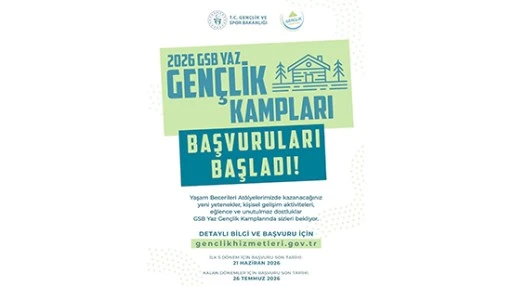 GSB 2026 YAZ GENÇLİK KAMPLARI İÇİN BAŞVURULAR BAŞLADI