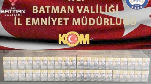 2 BİN 300 PAKET GÜMRÜK KAÇAĞI SİGARA ELE GEÇİRİLDİ