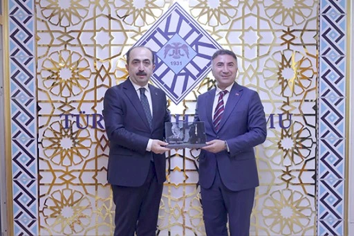 REKT&Ouml;R DEMİR, TTK BAŞKANINI ZİYARET ETTİ