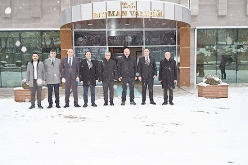 GENEL M&Uuml;D&Uuml;R BENLİ, VALİ CANALP&rsquo;I ZİYARET ETTİ