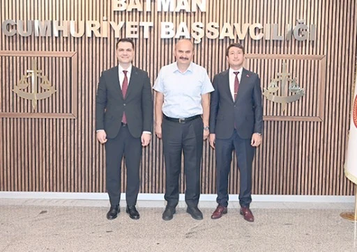 VALİ CANALP'TEN BAŞSAVCISI ARIDURU VE &Ccedil;ETİNER'E HAYIRLI OLSUN ZİYARETİ