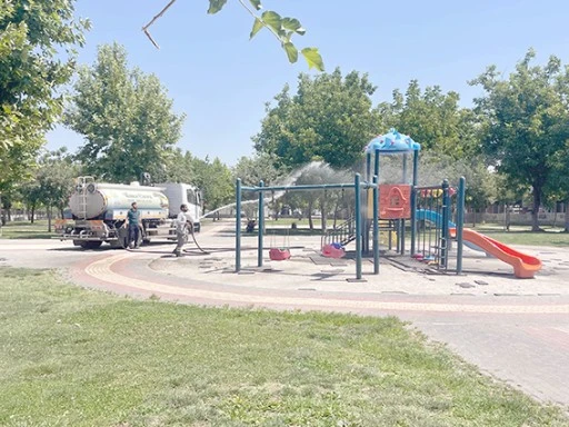 19 MAYIS MAHALLESİNE GENEL TEMİZLİK &Ccedil;ALIŞMASI