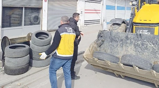 ATIK LASTİKLER EKONOMİYE KAZANDIRILIYOR