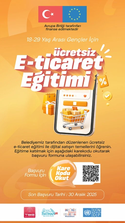 &Ccedil;ALIŞMAYAN GEN&Ccedil;LERE &Uuml;CRETSİZ E-TİCARET EĞİTİMİ FIRSATI