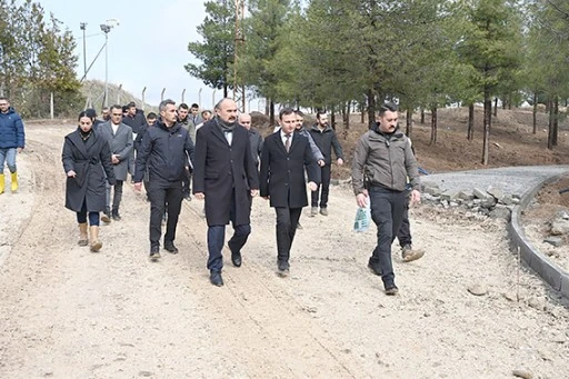 YAŞAR KEMAL KENT ORMANINA İNCELEME ZİYARET