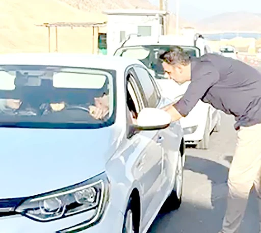 KAYMAKAM İMRAK&rsquo;TAN YOL KONTROL NOKTASINA ZİYARET