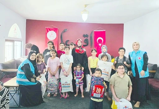 GEN&Ccedil; TDV&rsquo;DEN &Ccedil;OCUKLARA KIRTASİYE DESTEĞİ