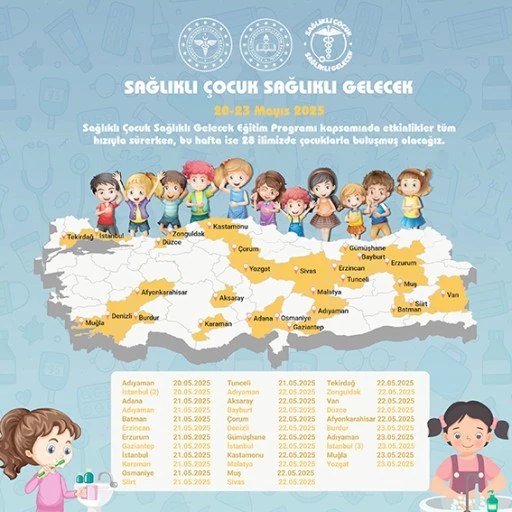 SAĞLIKLI &Ccedil;OCUK, SAĞLIKLI GELECEK PROGRAMI BAŞLIYOR