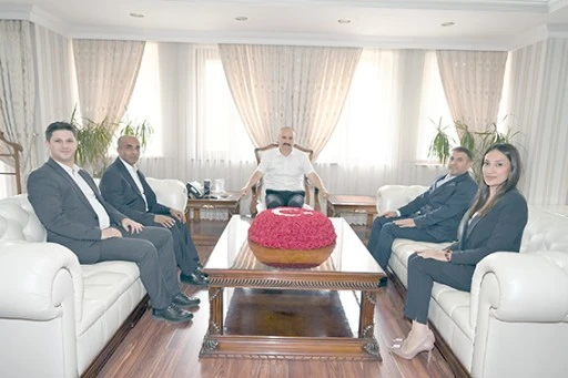 SGK HAFTASI M&Uuml;NASEBETİYLE VALİ CANALP&rsquo;A ZİYARET