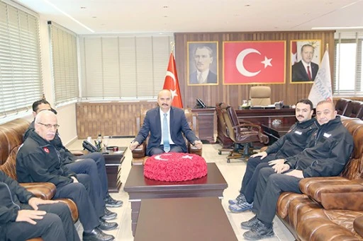 AFAD&rsquo;DAN VALİ CANALP&rsquo;A KURULUŞ YIL D&Ouml;N&Uuml;M&Uuml; ZİYARETİ