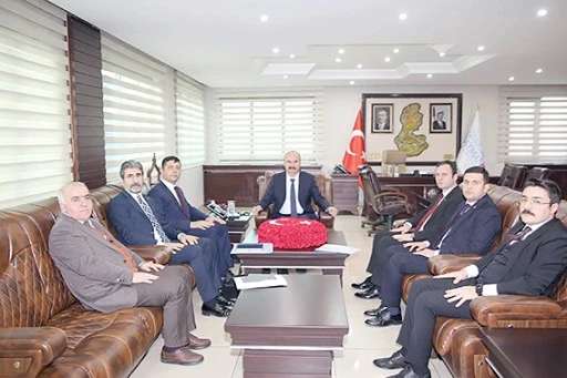 İLLER BANKASI HEYETİNDEN VALİ CANALP&rsquo;E ZİYARET