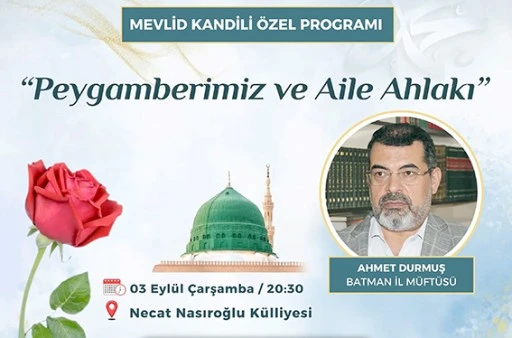 MEVLİD KANDİLİ PROGRAMI D&Uuml;ZENLENECEK