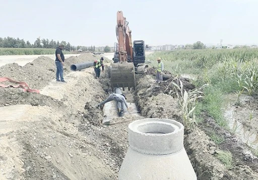 YENİ BULVARIN ALTYAPISI GÜÇLENİYOR