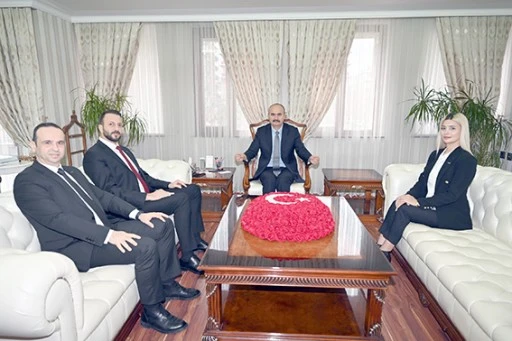 EMLAK KATILIM BANKASINDAN VALİ CANALP’A ZİYARET